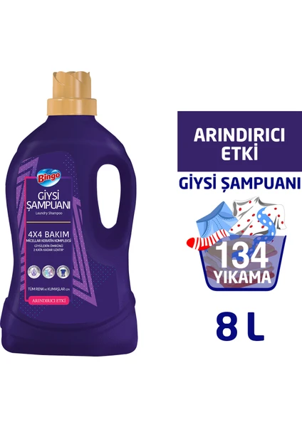 Giysi Şampuanı Arındırıcı Etki  4L 2'li