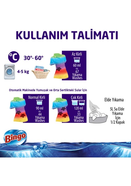 Giysi Şampuanı Karma Paket 4L 2'li