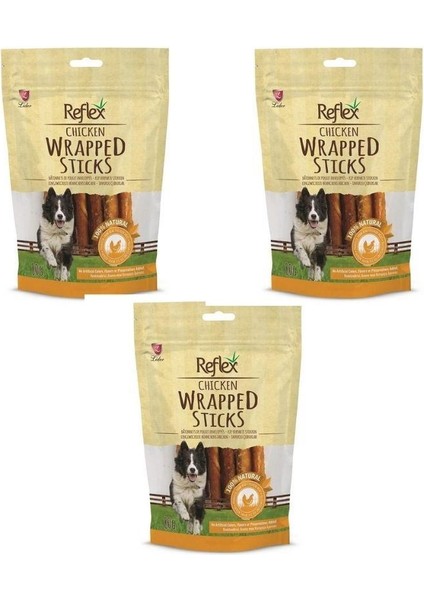 Chicken Wrapped Sticks Tavuk Çubukları Köpek Ödülü 80 gr x 3 Adet
