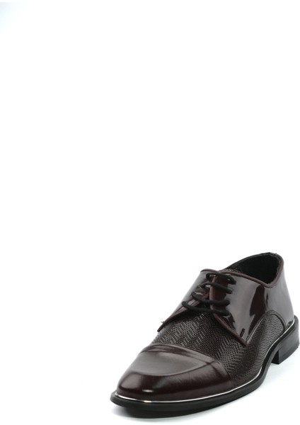 Erkek Bordo Morven Neolit Iğne Baskı Classic Rugan Ayakkabı fiyatları