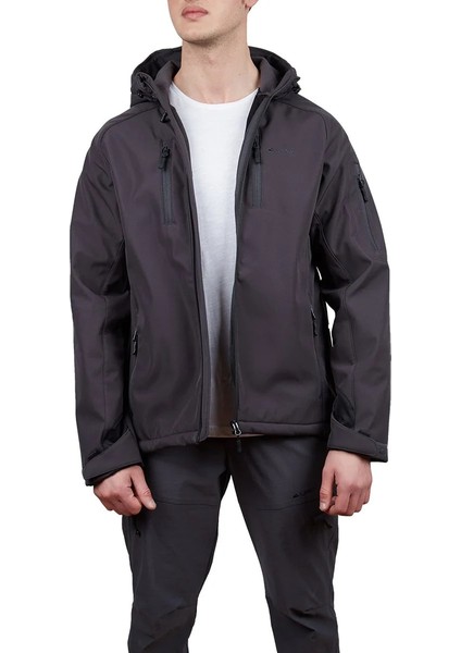 Peak Softshell Erkek Outdoor Mont 3xl Beden Antrasit