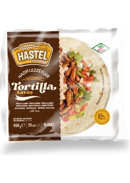 Lavaş Tortilla 25 cm 650 gr