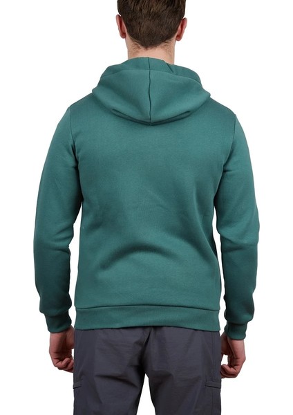 Covert Tam Fermuarlı Erkek Sweatshirt Xl Beden Nefti