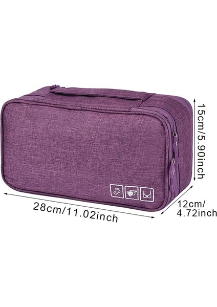 Seyahat Depolama Bölme Çantası (Mor) (Yurt Dışından) fiyatları