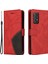 Kt Deri Serisi-1 Stand Özellik Bilek Kayışı Iki Renk Dokunma Stili Pu Deri Deri Flip Cüzdan Telefon Kılıfı Samsung Galaxy A52 4g / 5g / A52S 5g (Yurt Dışından) 1