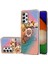 Mermer Desen Imd Tasarım Parmak Yüzüğü Kickstand Tpu Telefon Koruyucu Kapak Çantası Samsung Galaxy A52 5g / 4g / Galaxy A52S 5g (Yurt Dışından) 3