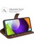 Samsung Galaxy A52 4G/5G/A52S 5g Için Stand ile Premium Pu Deri Anti-Fall Folio Flip Cüzdan Tasarım Manyetik Kıta Telefon Kapağı (Yurt Dışından) 5