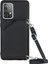 Samsung Galaxy A52 4g / 5g / A52S 5g / A52S 5g Için Omuz Kayışı ile Pürüzsüz Deri Kart Tutucu Tasarım Telefon Stand Kılıfı (Yurt Dışından) 1