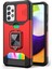 Kamera Kaydırıcısı ile Her Şey Dahil Hibrit Telefon Kasası Kapak Kabuğu + Arka Kart Tutucusu + Samsung Galaxy A52 4G/5G/A52S 5g Için Yerleşik Metal Sayfası (Yurt Dışından) 1