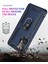 Samsung Galaxy A52 4g / 5g / A52S 5g Için Zırh Anti-Fall Metal Yüzük Kickstand Tasarım Hibrit Pc Tpu Kabuğu (Yurt Dışından) 4