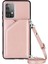 Samsung Galaxy A52 4g / 5g / A52S 5g / A52S 5g Için Omuz Kayışı ile Pürüzsüz Deri Kart Tutucu Tasarım Telefon Stand Kılıfı (Yurt Dışından) 1