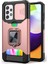 Kamera Kaydırıcısı ile Her Şey Dahil Hibrit Telefon Kasası Kapak Kabuğu + Arka Kart Tutucusu + Samsung Galaxy A52 4G/5G/A52S 5g Için Yerleşik Metal Sayfası (Yurt Dışından) 1