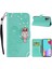 Baykuş Izi Rhinestone Dekor Cüzdan Deri Kapak Samsung Galaxy A52 4g / 5g / A52S 5g Stand Kabuğu (Yurt Dışından) 1