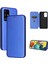 Samsung Galaxy A52 4g / 5g / A52S 5g Için Kart Tutucu Karbon Fiber Deri Otomatik Absorbed Kapak Kılıfı (Yurt Dışından) 1