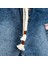 Overdo Basic Kız Bebek Düğmeli Cepli Denim Pantolon Kız Bebek Kız Bebek