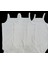 Ip Askılı Yakası Fistolu (Dantelli) Çıtçıtlı Badi Beyaz Renk 5'li Paket 3- 48 Ay Arası 2