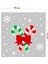 Kurdelalı Yılbaşı Süsü ve Kar Taneleri Vitrin Sticker Yapıştırma 70X70CM 3