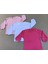 Uzun Kollu Bebek Üst Badi (3 Lü Paket) (Pembe,beyaz,koyupembe) 0-24 Ay Arası 2