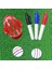 Golf Topu Astar Hizalama Çizim Araçları Kalem Koyarak Liner Eğitim Aıds 3 Kalem ile Kırmızı (Yurt Dışından) 4