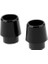 3X2PCS Plastik Golf Demir Ferrule Konik Ucu Demir Kama Siyah 0.350 3 Pcs (Yurt Dışından) 1