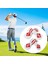4x Golf Ahşap Kafa Kapağı Golf Kulübü Headcover Water Pu Fairway Sürücüsü Beyaz Kırmızı Numara Için (Yurt Dışından) 4