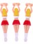 3pcs Plastik Amigo Kız Kız Figür Golf Tees Divot Araçları Golfçü Hediye Fikri (Yurt Dışından) 3