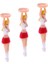 3pcs Plastik Amigo Kız Kız Figür Golf Tees Divot Araçları Golfçü Hediye Fikri (Yurt Dışından) 5