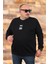 Mocgrande Büyük Beden Unisex Sweat Make Good 22734 Siyah 1
