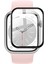 Apple Watch 8 45 mm Tam Kaplayan Kavisli Ekran Koruyucu 3D Pet Film - Siyah 1
