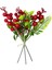 Yapay Çiçek Kokina 3 Dal Lı Demet 20*15CM Yılbaşı Çiçeği Red Berry 5