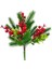 Yapay Çiçek Çam Dallı Kokina 9 Dal Lı Demet 25*30CM Yılbaşı Çiçeği Red Berry 4