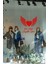 Sevgililer Günü Yazısı ve Kanatlı Kalp 60 cm Sticker 1