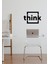 Think Duvar Yazısı Duvar Sticker, Ev Dekorasyonu,ofis Sticker, Oturma Odası Sticker, Salon Sticker 1