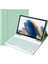 Samsung Galaxy Tab A8 10.5 2021 Için Klavye+Kılıf Açık Yeşil (Yurt Dışından) 2