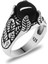 Oval Oniks Taşlı Modern Tasarım 925 Ayar Gümüş Erkek Yüzük 3
