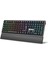 G908 Bolt Rainbow Aydınlatmalı Blue Switch Mekanik Bileklikli Oyun Klavyesi, Siyah 1