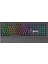 G908 Bolt Rainbow Aydınlatmalı Blue Switch Mekanik Bileklikli Oyun Klavyesi, Siyah 2