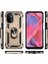 Oppo A54 5g / A74 5g / A93 5g İçin Çift Katmanlı Kılıfı Kapaklı Yüzüklü Arkası Standlı - Altın (Yurt Dışından) 2