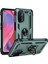 Oppo A54 5g / A74 5g / A93 5g İçin Çift Katmanlı Kılıfı Kapaklı Yüzüklü Arkası Standlı - Yeşil (Yurt Dışından) 1