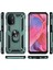 Oppo A54 5g / A74 5g / A93 5g İçin Çift Katmanlı Kılıfı Kapaklı Yüzüklü Arkası Standlı - Yeşil (Yurt Dışından) 2
