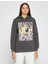 Baskılı Kapüşonlu Sweatshirt 3