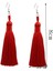 3 Pairs Kadın Boho Moda Uzun Püskül Küpe Siyah(Yurt Dışından) 3
