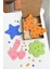 Çocuk Montessori - Özel Kutusunda Tavşan Kelebek Çiçek Yıldız Yuvarlak Bul-Tak Oyunu 4