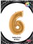 Kikajoy Rakam Folyo Balon 40" Altın -6- 1