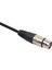 5032 Xlr Mikrofon 3.5mm Çevirici Adaptör Dönüştürücü 3 Pin Dişi Ses Kablosu, Siyah 4