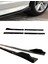 Fiat / Tofaş Tipo Flaplı Yan Marşpiyel Eki Ve 2 Parça Lip Siyah Ön Tampon Eki Set 4