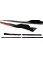 Tofaş Şahin 1988-2002 Kırmızı Şeritli Yan Marşpiyel Eki Ve 4 Parça Ön Ek Piano Black Set 2