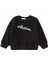Özel Tasarım Bisiklet Yaka Positive Baskılı 3 Iplik Şardonlu Pamuk Kız Çocuk Sweatshirt 1