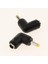 10 Paket Dc 5.5x2.1 Kadın 4.0x1.7 mm. Erkek Dik Açı Güç Kaynağı Adaptörü (Yurt Dışından) 4