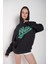 Kadın Oversize Nice Baskılı Sweatshirt 3